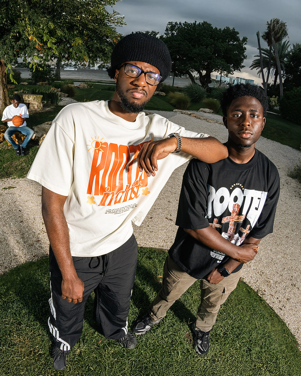 White "Rooted in Christ" Tee - Classic