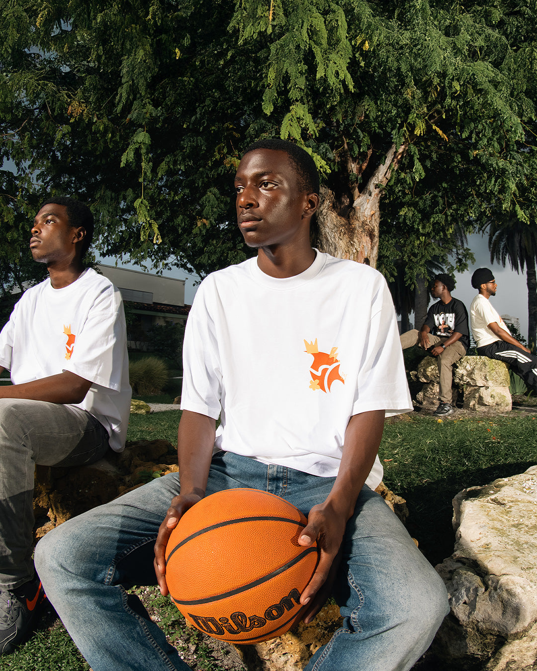 White "Rooted in Christ" Tee